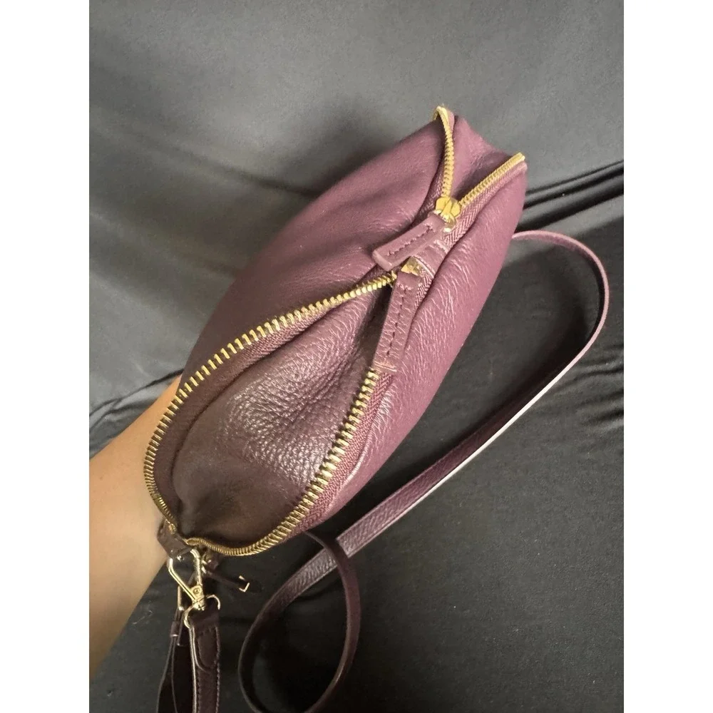 Vince Camuto Purple Pebbled Crossbody Crossbody